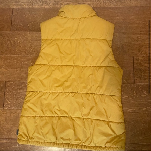 REI Mustard Yellow Quilted Vest - Picture 3 of 5